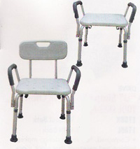 Bath Benches With Removable Padded Arms